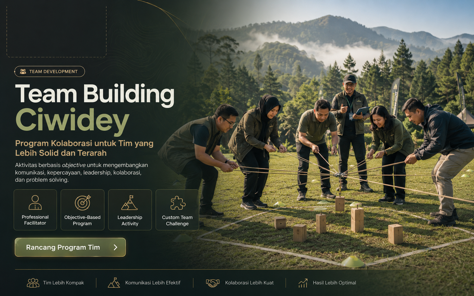 Flyer Team Building Ciwidey Sahabat Alam