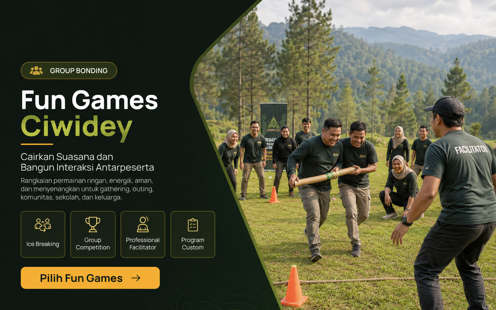 Flyer Fun Games Ciwidey Sahabat Alam